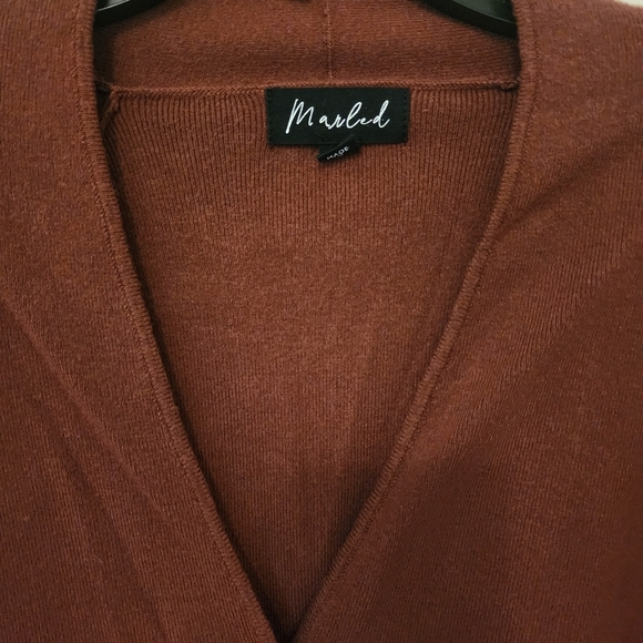 Men's Rust Cardigan by Topman - Picture 6 of 6